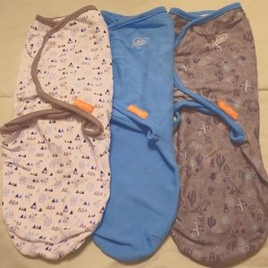 3 newborn swaddler's for boy's